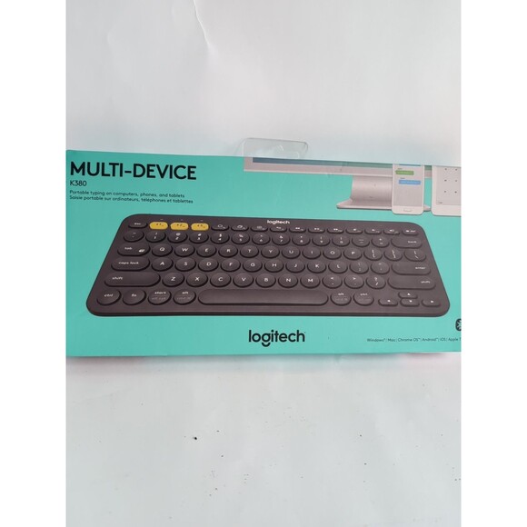 Logitech K380 Multi-Device Wireless Bluetooth Keyboard Android IOS Mac Windows - Picture 4 of 8